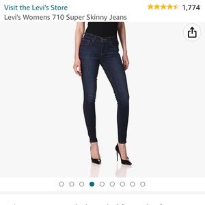 Levi’s 710 Super Skinny Jeans Women- Size 24